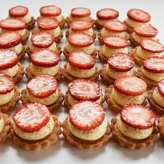 Mini Strawberry Tart (Bite Size)