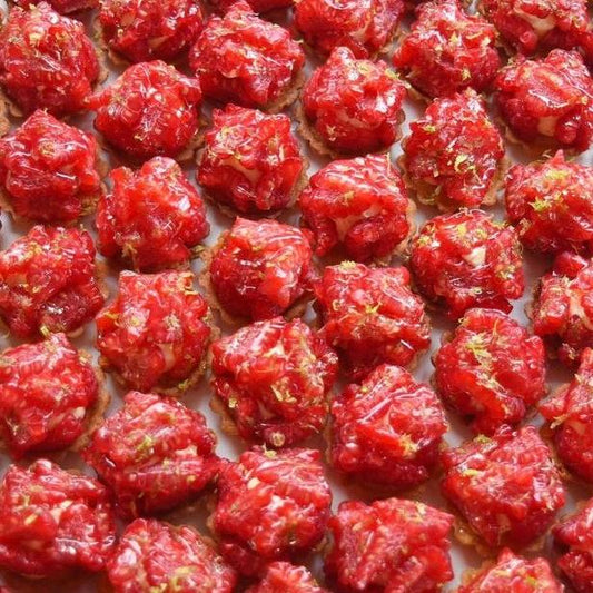 Mini Raspberry Tart (Bite Size)