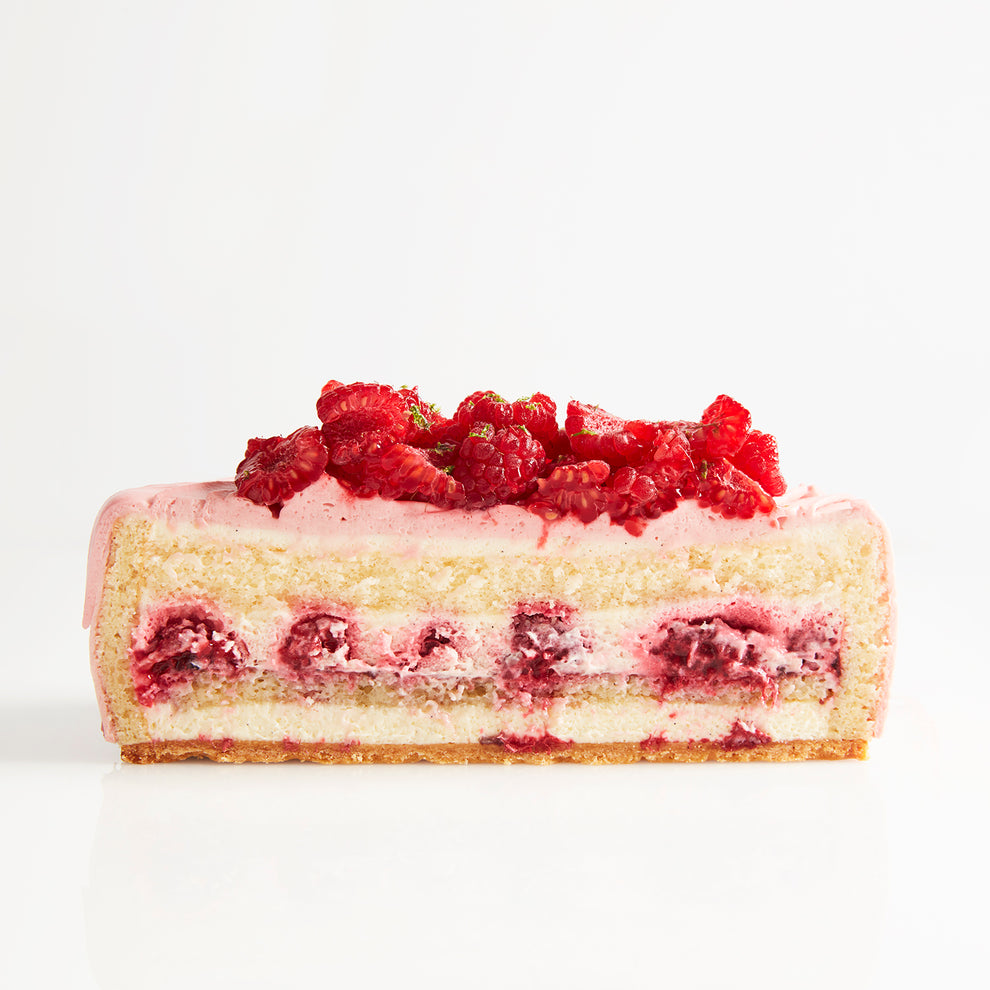 Raspberry Cake (Framboisier) – Qollection Patisserie