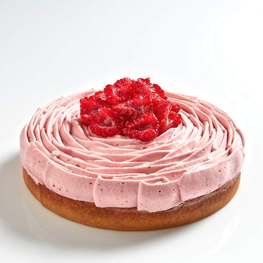 Raspberry Flower Tart
