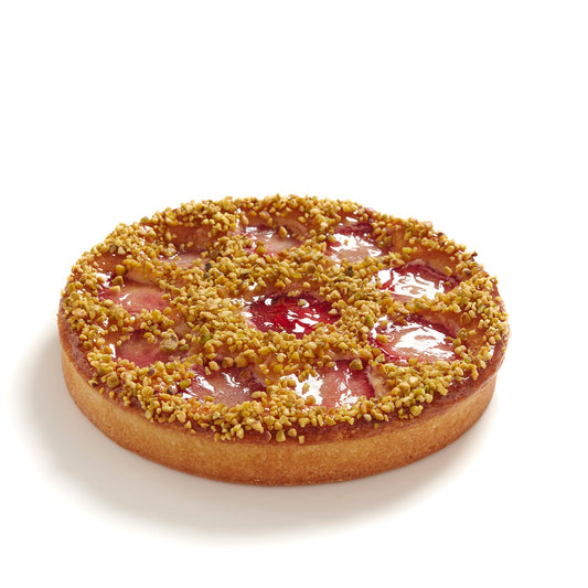 Pistachio & Plum Tart